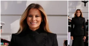 Melania Trump Wears McQueen Jacket with Chinese Design Influence