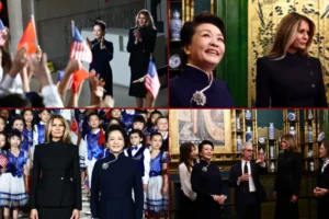 First Lady Melania Trump hosts Madame Peng at Smithsonian museum
