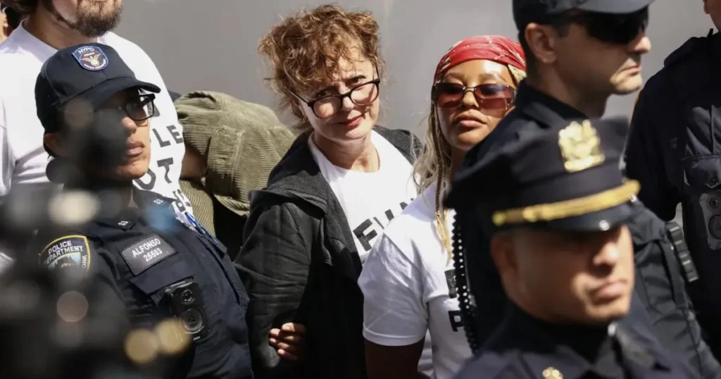 Celebrities Arrested During Anti-Israel Protest at UN