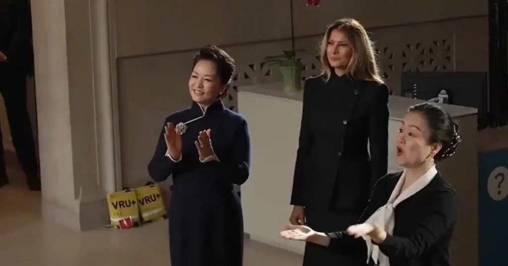 First Lady and Peng Liyuan Tour Smithsonian, Highlighting Art and Youth