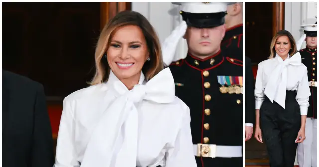 Melania Trump Shines in YSL and D&G at U.S.-China State Dinner
