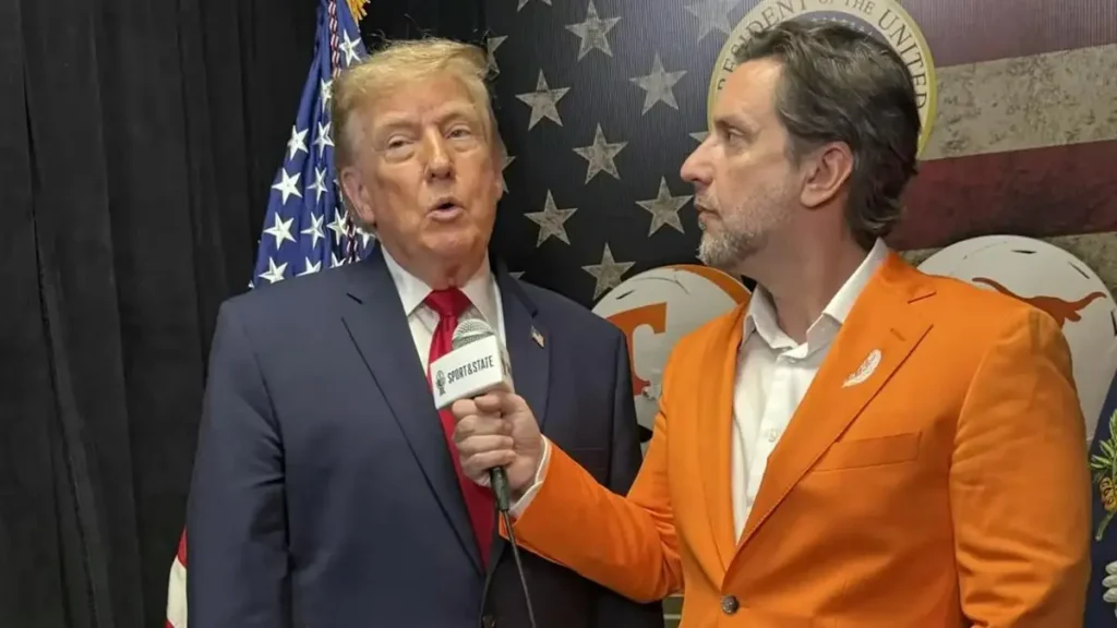 Trump Hosts Clay Travis at Tennessee-Texas Game, Hails College Sports Act