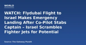 Flydubai Flight Makes Emergency Landing After Co-Pilot Stabbing Captain