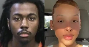 The image appears to be a side-by-side comparison of two individuals, possibly related to a news story or investigation.