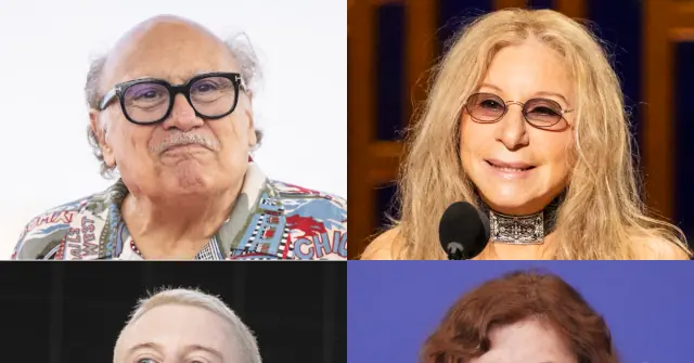 The image is a collage of four individuals, each captured in a different setting, possibly during public appearances or events.