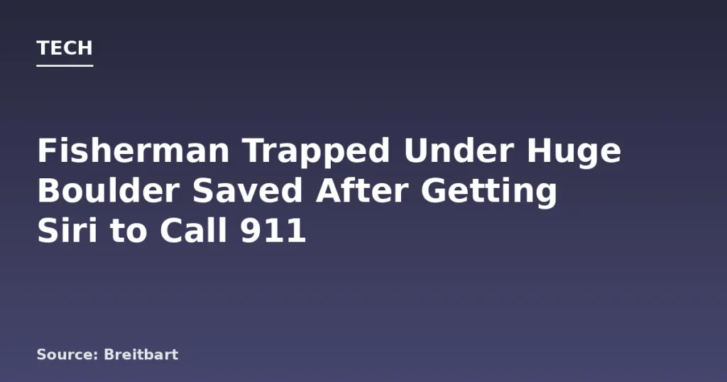 Fisherman Saved After Using Siri to Call 911