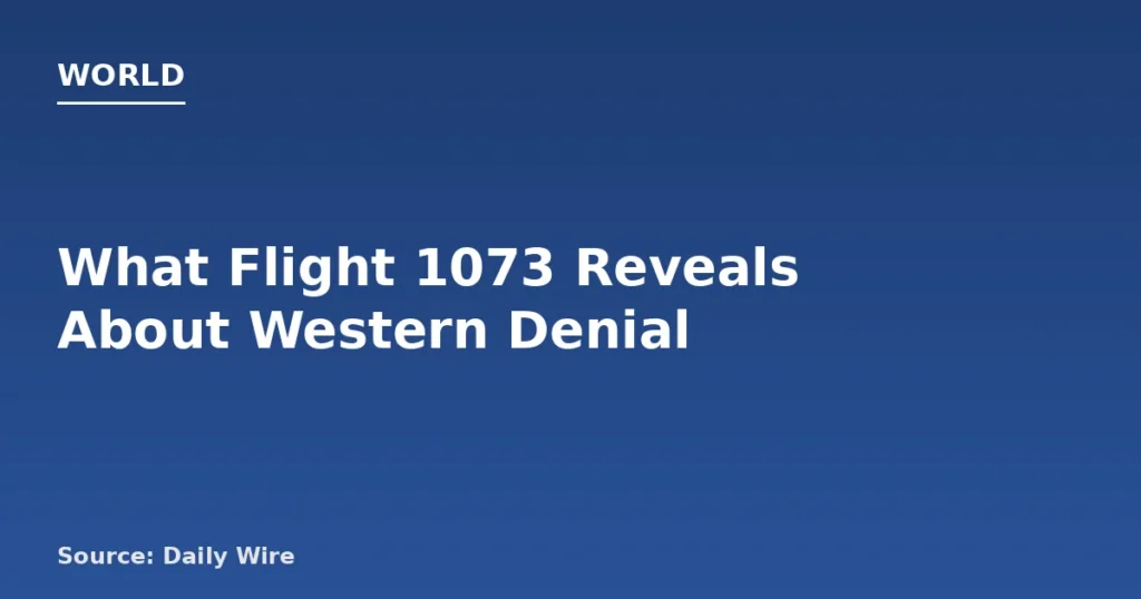 Flight 1073 and the Western Blind Spot on Islamic Texts