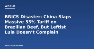 China Slaps 55% Tariff on Brazilian Beef, Lula Stays Silent